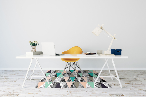 Tapis de chaise Patchwork tropical