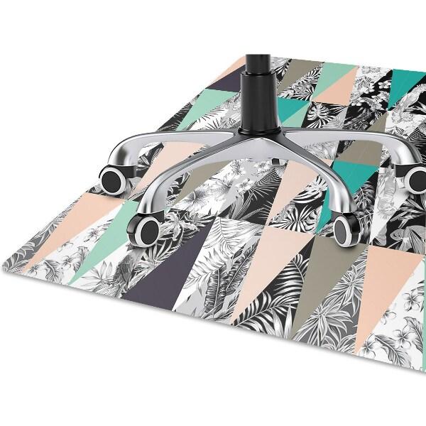 Tapis de chaise Patchwork tropical
