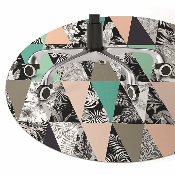 Tapis de chaise Patchwork tropical