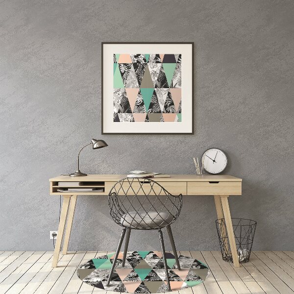 Tapis de chaise Patchwork tropical