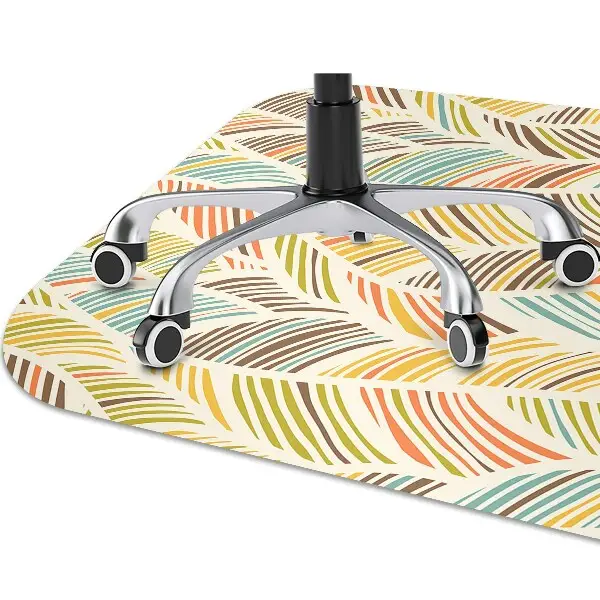 Tapis fauteuil bureau do biura Vagues abstraites