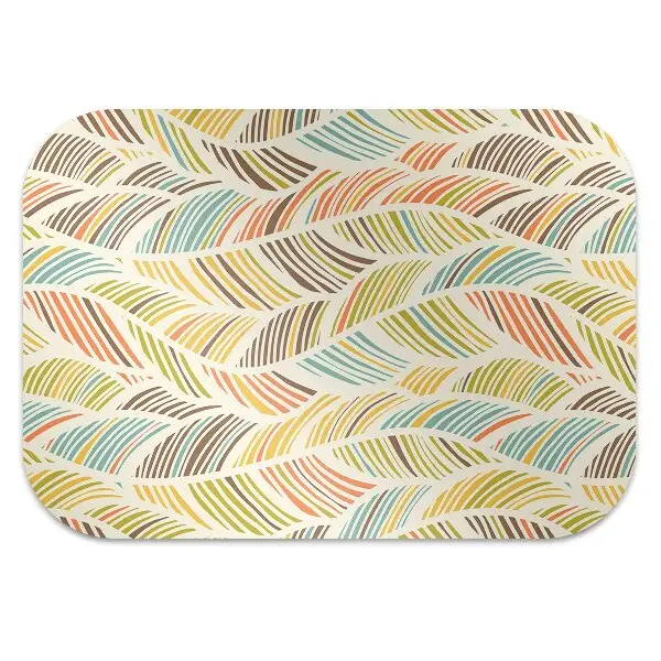Tapis fauteuil bureau do biura Vagues abstraites