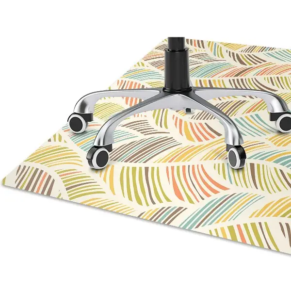 Tapis fauteuil bureau do biura Vagues abstraites