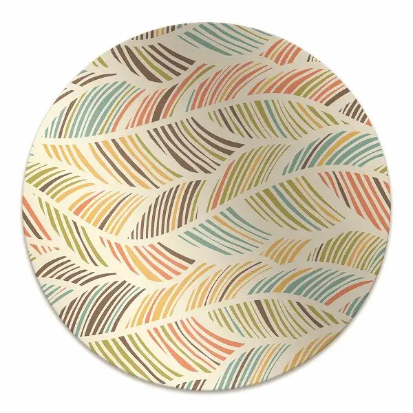 Tapis fauteuil bureau do biura Vagues abstraites