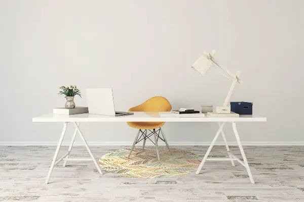 Tapis fauteuil bureau do biura Vagues abstraites