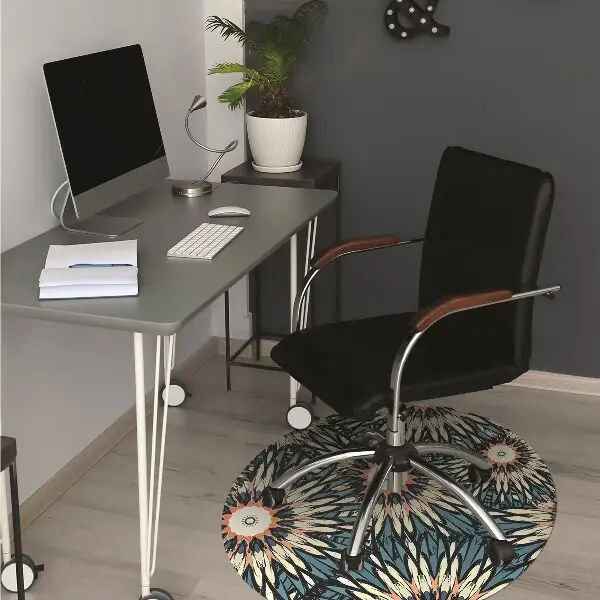 Tapis pour chaise de bureau Belle mandala