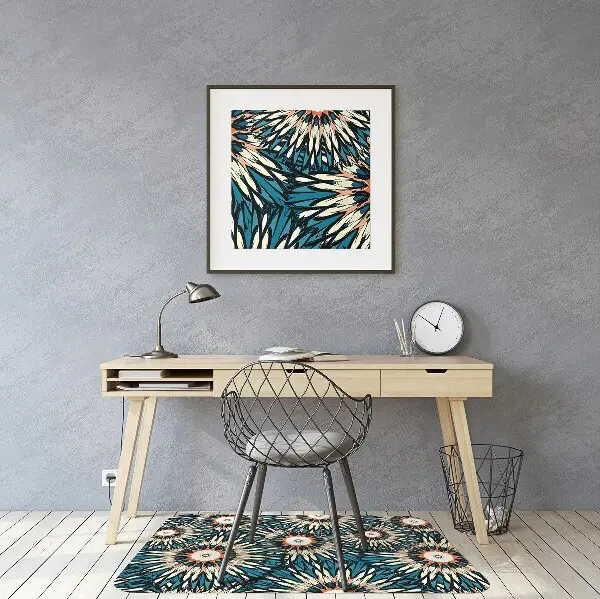 Tapis pour chaise de bureau Belle mandala
