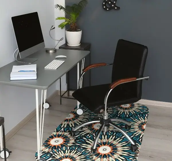 Tapis pour chaise de bureau Belle mandala
