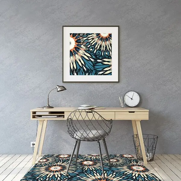 Tapis pour chaise de bureau Belle mandala