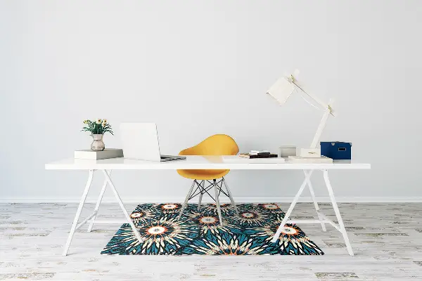 Tapis pour chaise de bureau Belle mandala
