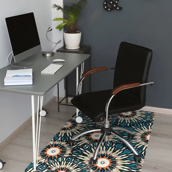 Tapis pour chaise de bureau Belle mandala