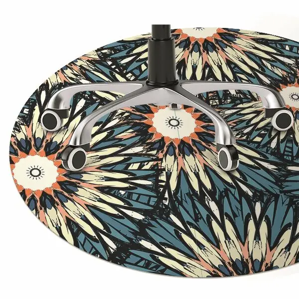 Tapis pour chaise de bureau Belle mandala