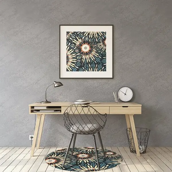 Tapis pour chaise de bureau Belle mandala