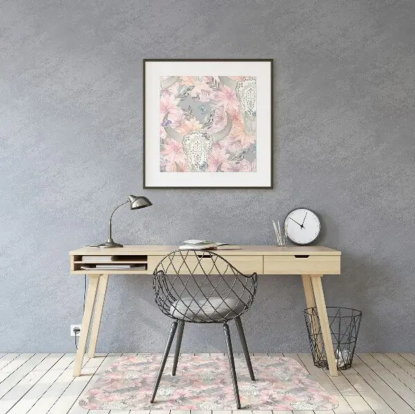Tapis bureau Crâne