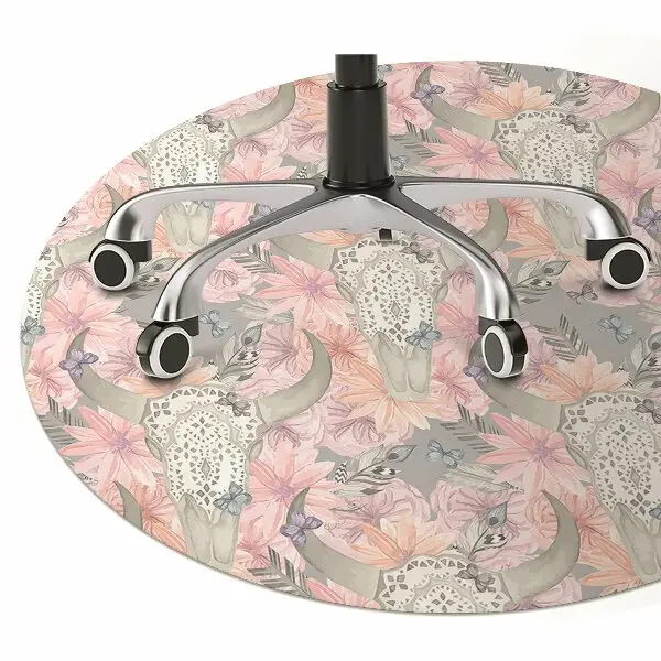 Tapis bureau Crâne