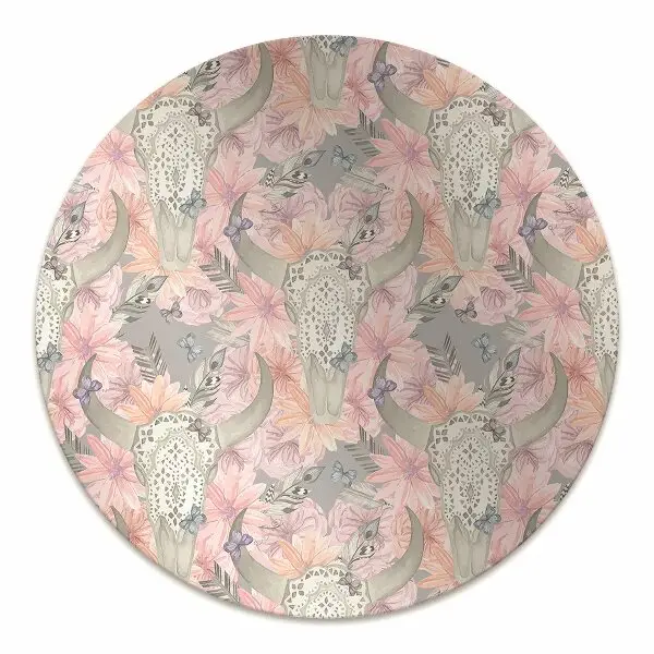 Tapis bureau Crâne