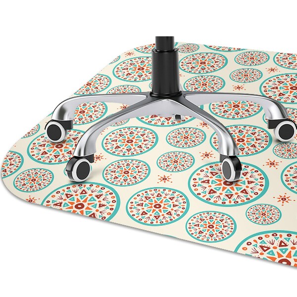 Tapis de chaise de bureau Art indien
