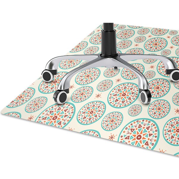 Tapis de chaise de bureau Art indien