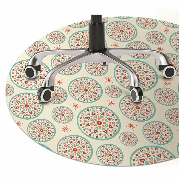 Tapis de chaise de bureau Art indien