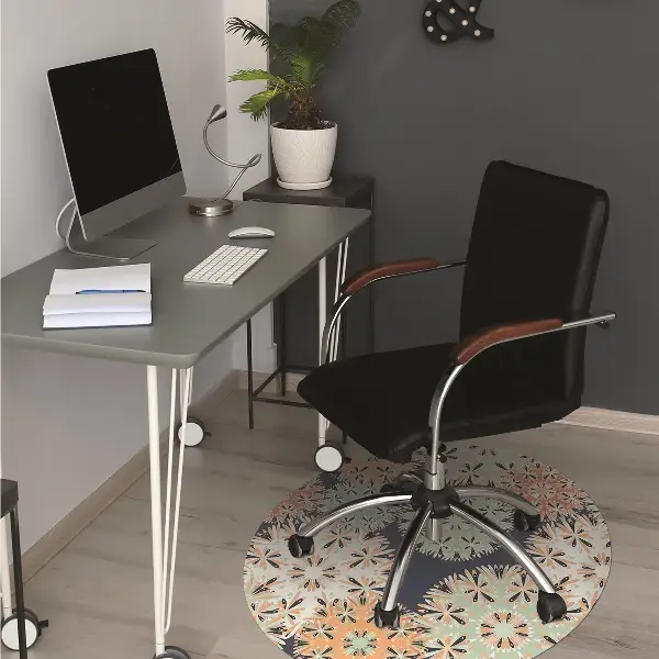 Tapis protège sol Mandalas colorés