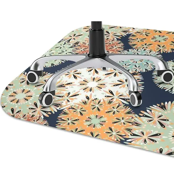 Tapis protège sol Mandalas colorés