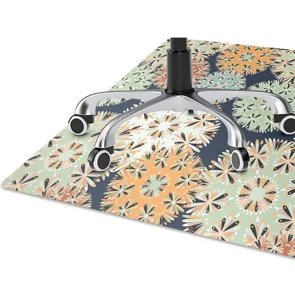 Tapis protège sol Mandalas colorés