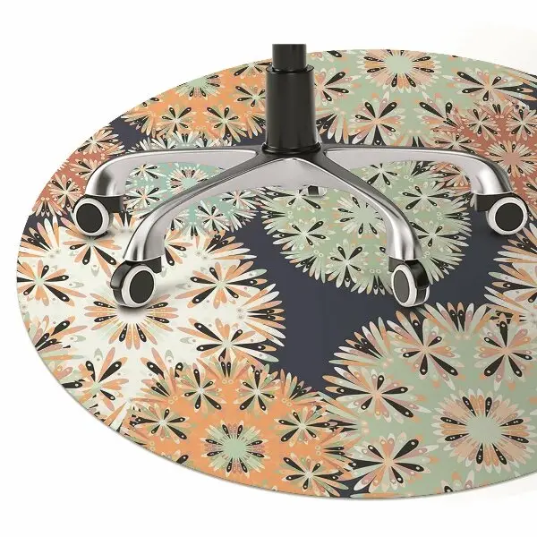 Tapis protège sol Mandalas colorés