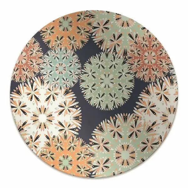 Tapis protège sol Mandalas colorés