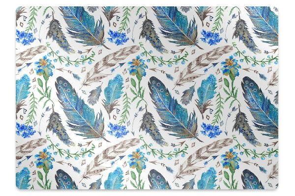 Tapis de chaise Plumes d'oiseaux