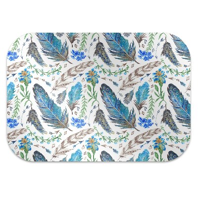 Tapis de chaise Plumes d'oiseaux