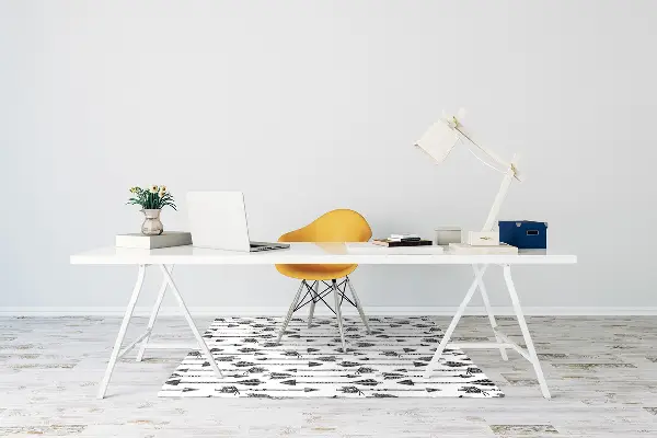 Tapis de chaise de bureau Coups