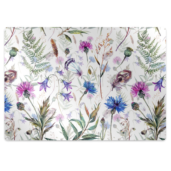 Tapis de chaise Fleurs de terrain