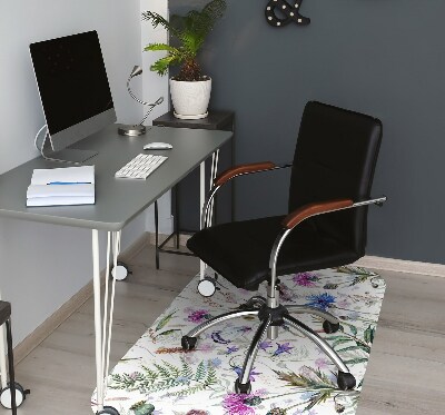 Tapis de chaise Fleurs de terrain