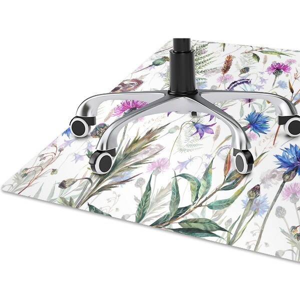 Tapis de chaise Fleurs de terrain