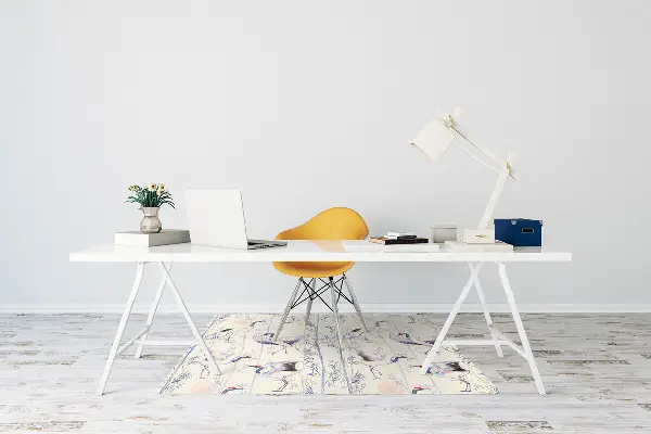 Tapis de chaise Grue danser