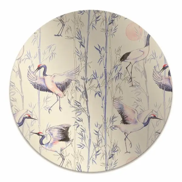 Tapis de chaise Grue danser