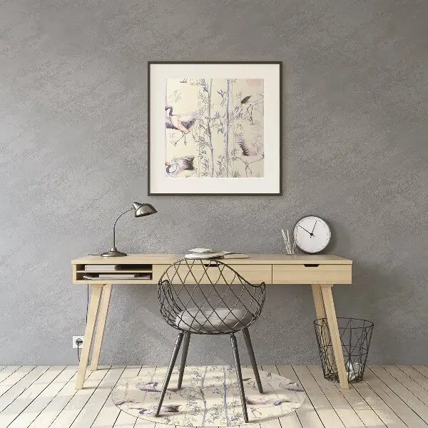 Tapis de chaise Grue danser