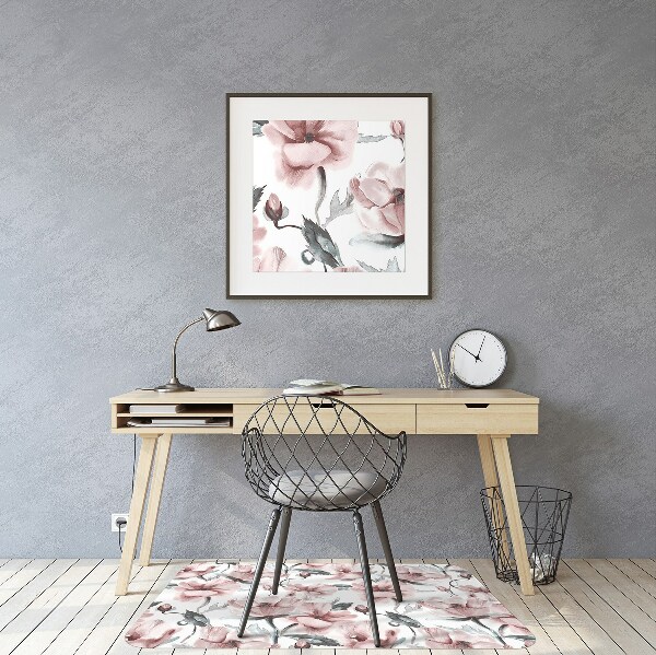 Tapis pour chaise de bureau Image florale