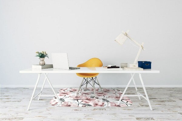 Tapis pour chaise de bureau Image florale