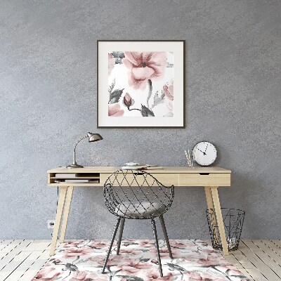 Tapis pour chaise de bureau Image florale