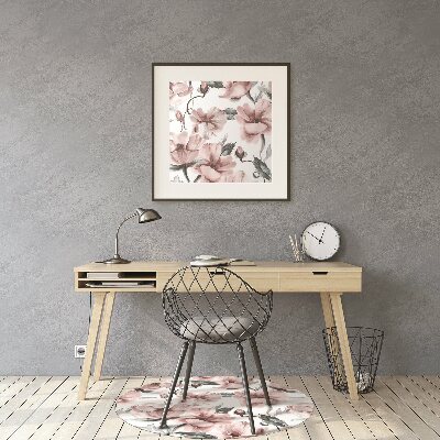 Tapis pour chaise de bureau Image florale