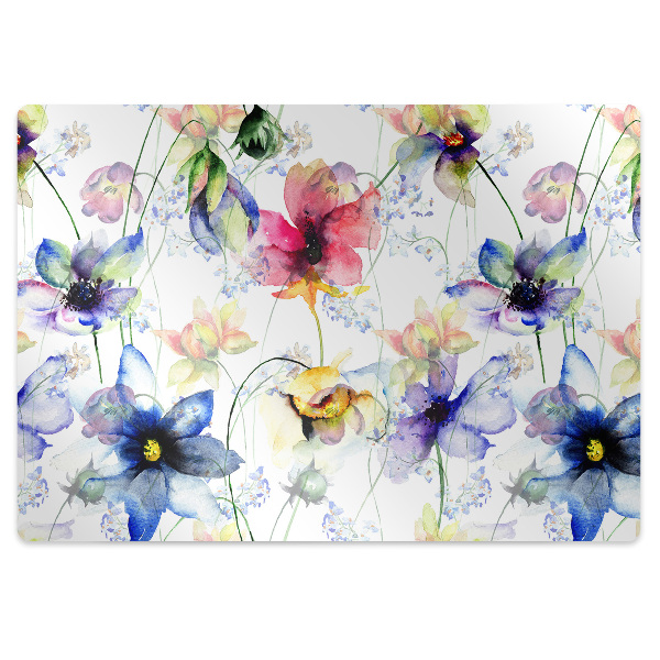 Tapis de chaise Fleurs de terrain