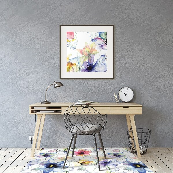 Tapis de chaise Fleurs de terrain