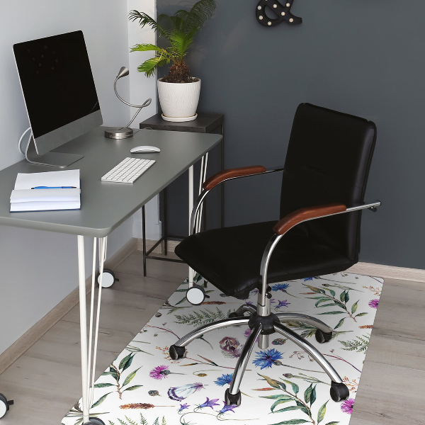 Tapis bureau Fleurs du pré