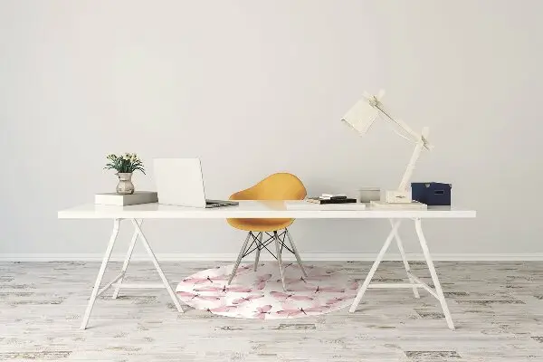 Tapis de chaise Libellule rose
