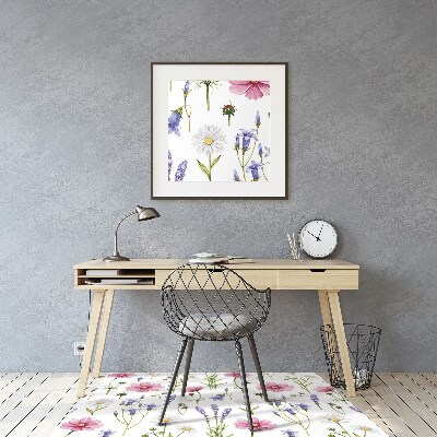 Tapis de chaise de bureau Marguerites quotidiennes