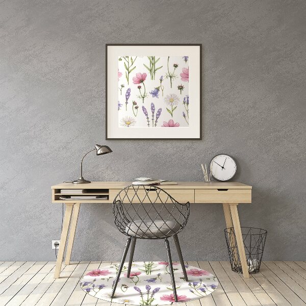Tapis de chaise de bureau Marguerites quotidiennes