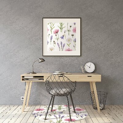 Tapis de chaise de bureau Marguerites quotidiennes