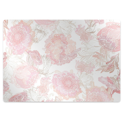 Tapis pour chaise de bureau Motif floral