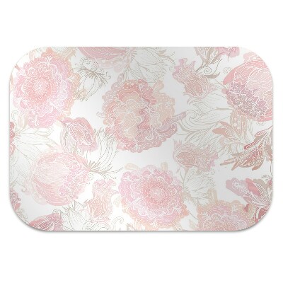 Tapis pour chaise de bureau Motif floral